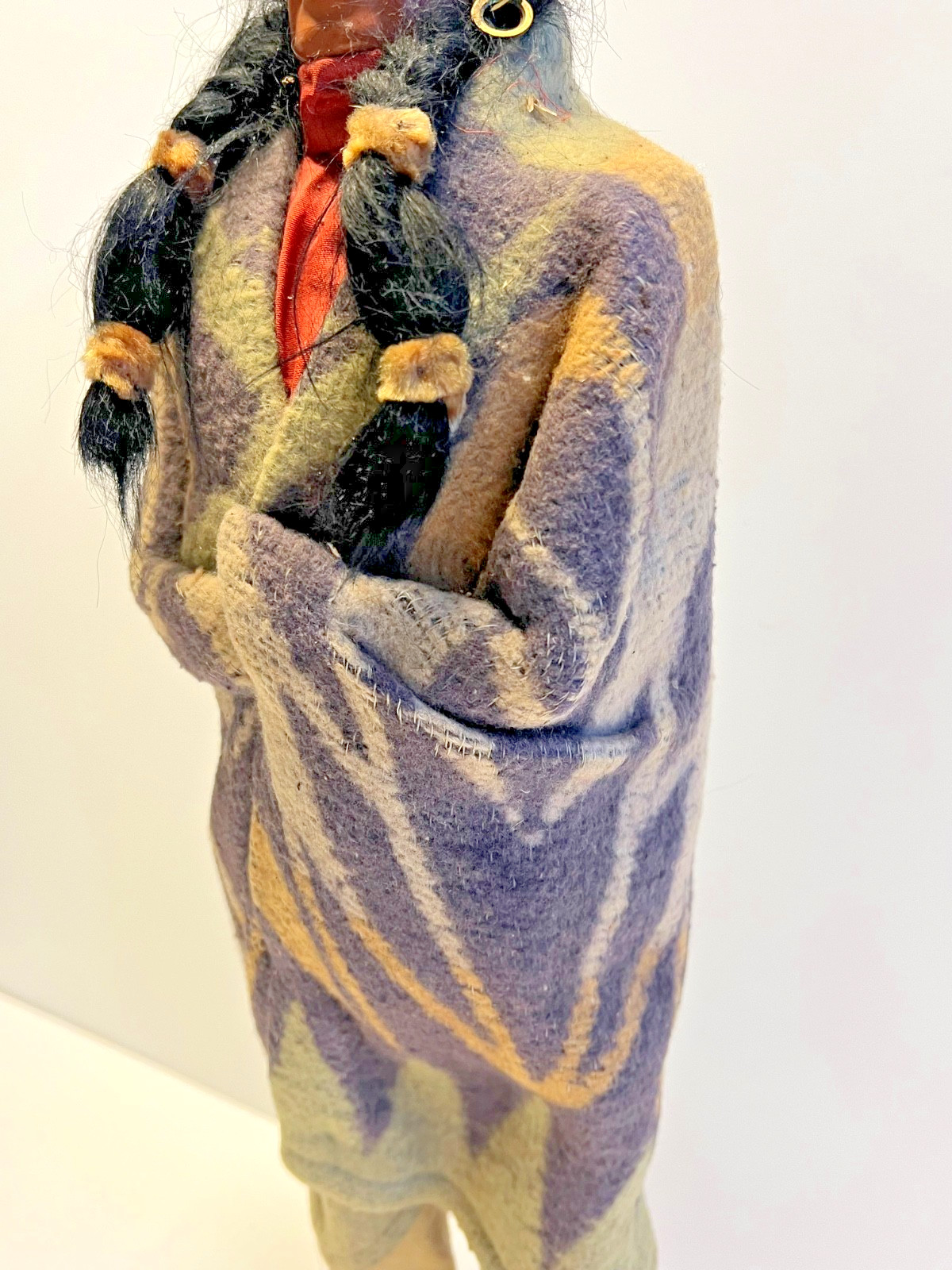 Antique Original Native American Skookum Doll ("Bully Good" Doll) Early 1900's