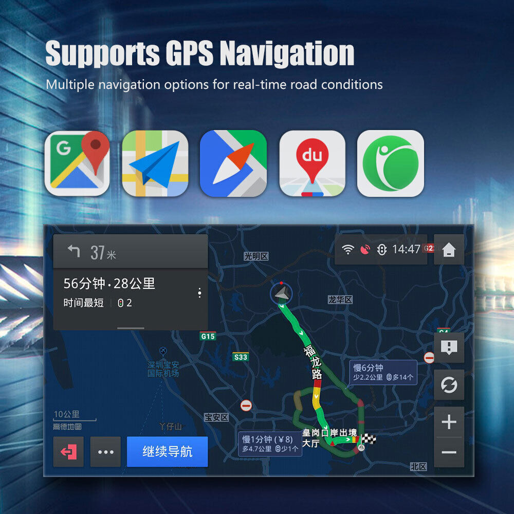 7'' Multimedia Player GPS Sat Nav Carplay Android 11 FM For VW Golf 5 6 Passat Polo