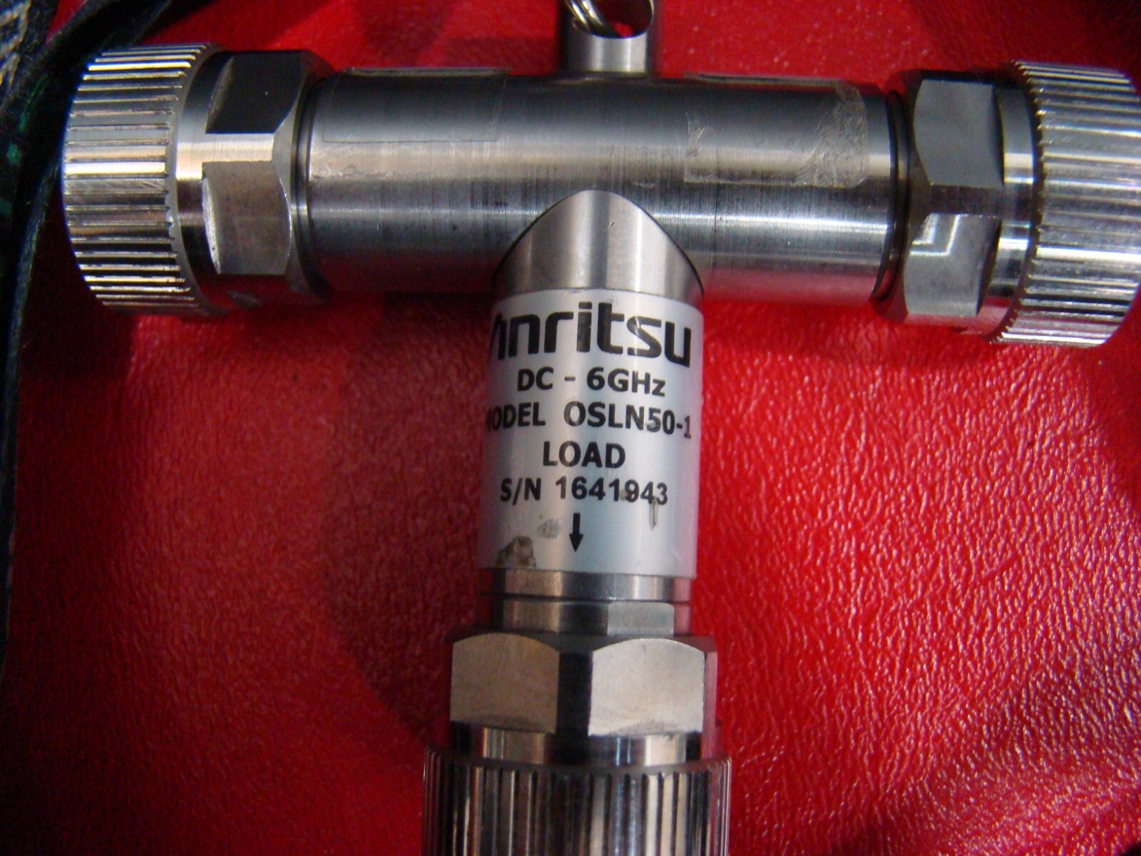 Anritsu SiteMaster Precision Open/Short/Load Reader DC-6Ghz OSLN50-1 Cal Kit 30d