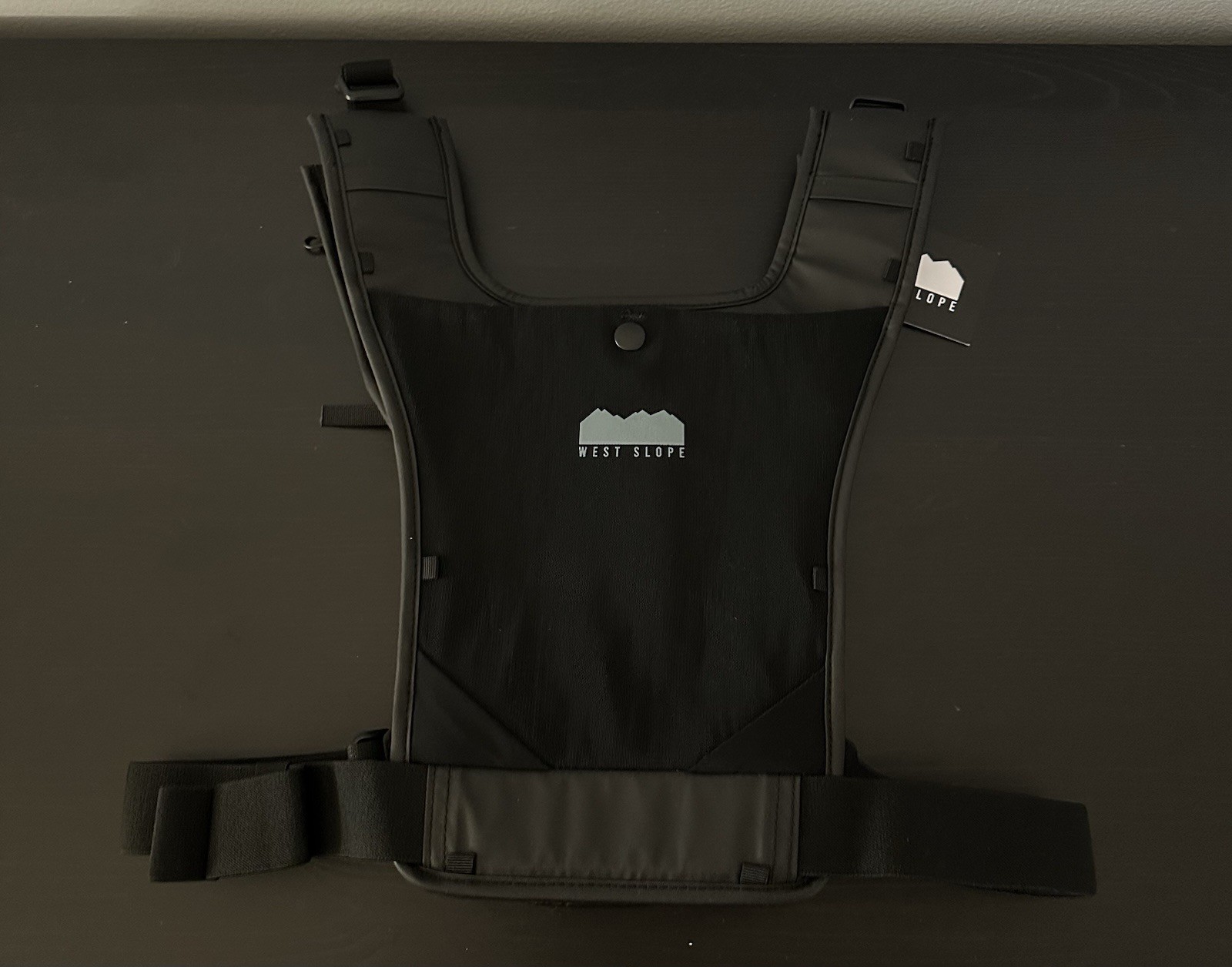 West Slope Pro-180 Slim Black Chest Pack NWT