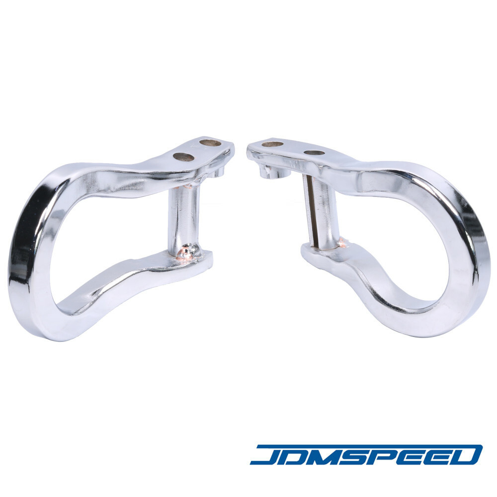 New Chrome Front Tow Hooks 84195899 For 2019-2022 Chevrolet Silverado 1500