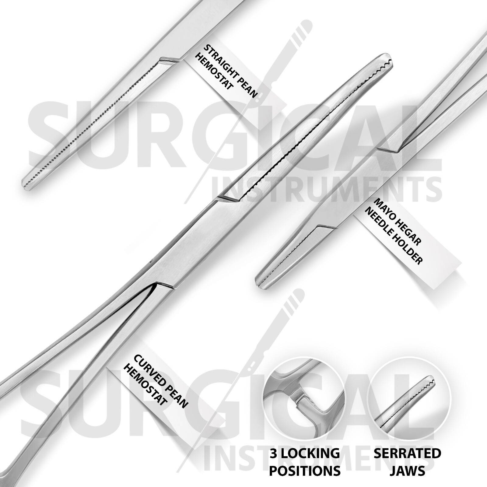 18 Pcs Minor Surgery Set Surgical Instruments Kit Stainless Steel German Grade