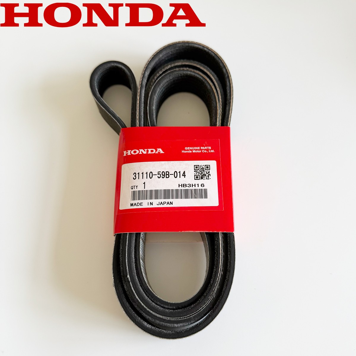 Honda OEM 31110-59B-014 Serpentine Drive Belt fits 16-24 Civic CR-V Accord 1.5L