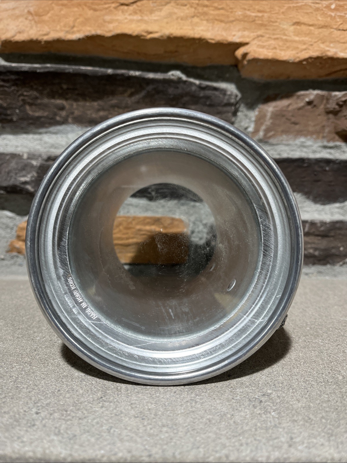 Metal Vintage Beer Stein Mug With Clear Bottom 5.5”