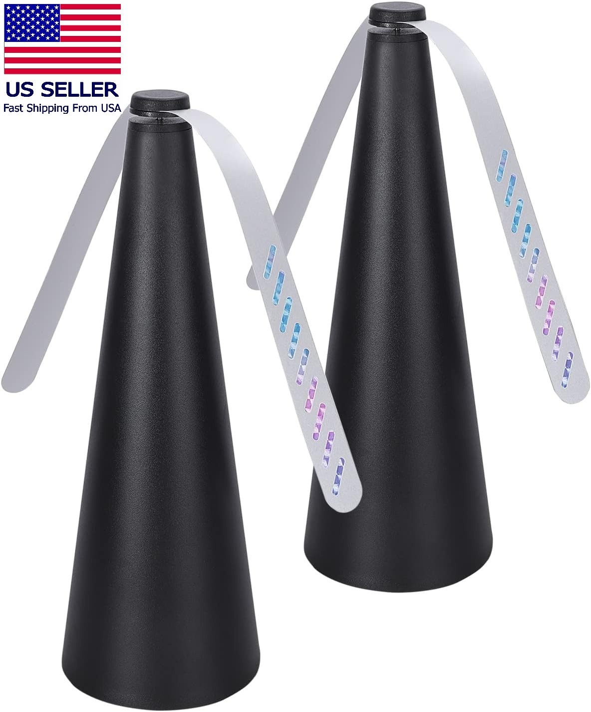 2 SET Fan Fly Repeller For Food Tables Indoor Outdoor Soft Fan Blades Picnic NEW