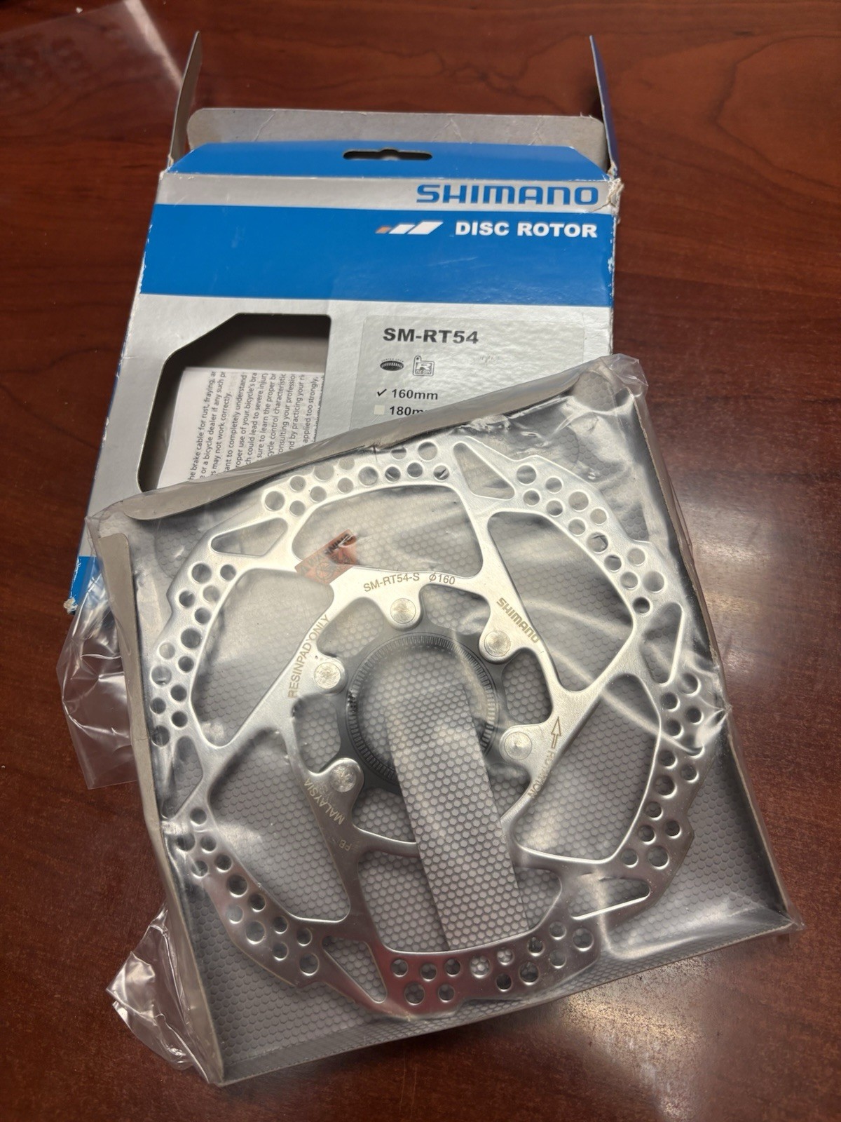 SM-RT54 Disc Rotor Shimano Road Gravel Bike Disc Brake Rotor Center Lock Mount