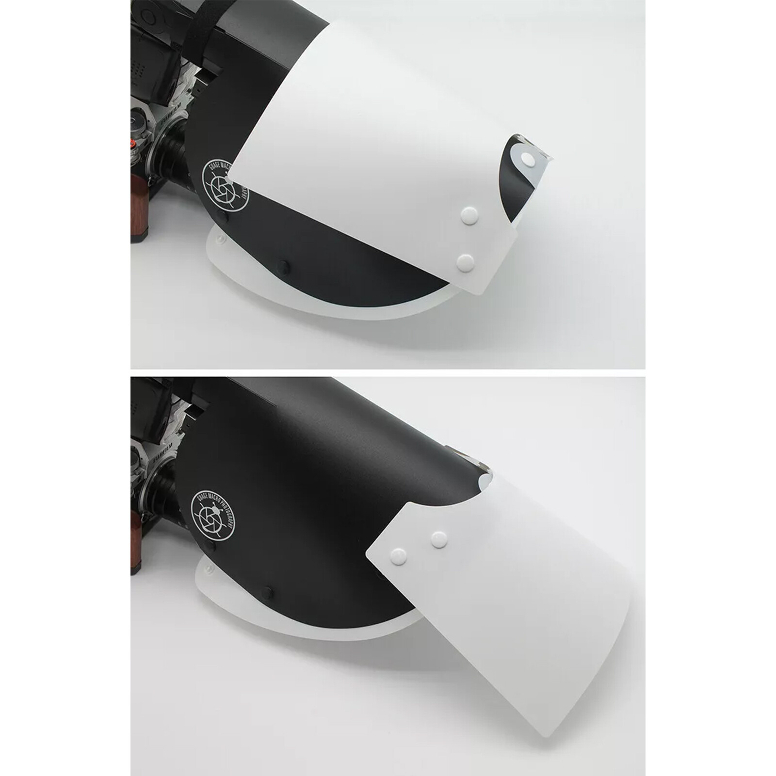 Macro Diffuser Reflector Soft Light Cover For Canon 100 Sony 90 Nikon 105 Lens