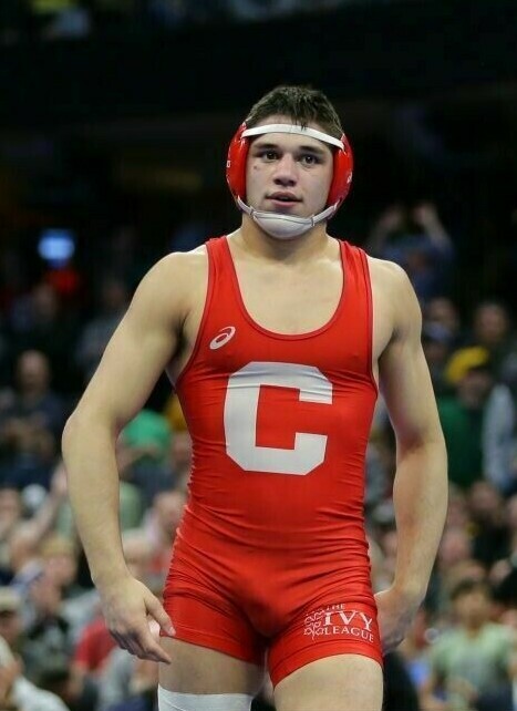 Cornell University wrestling Team singlet suit Brand New Ivy League Asics Large