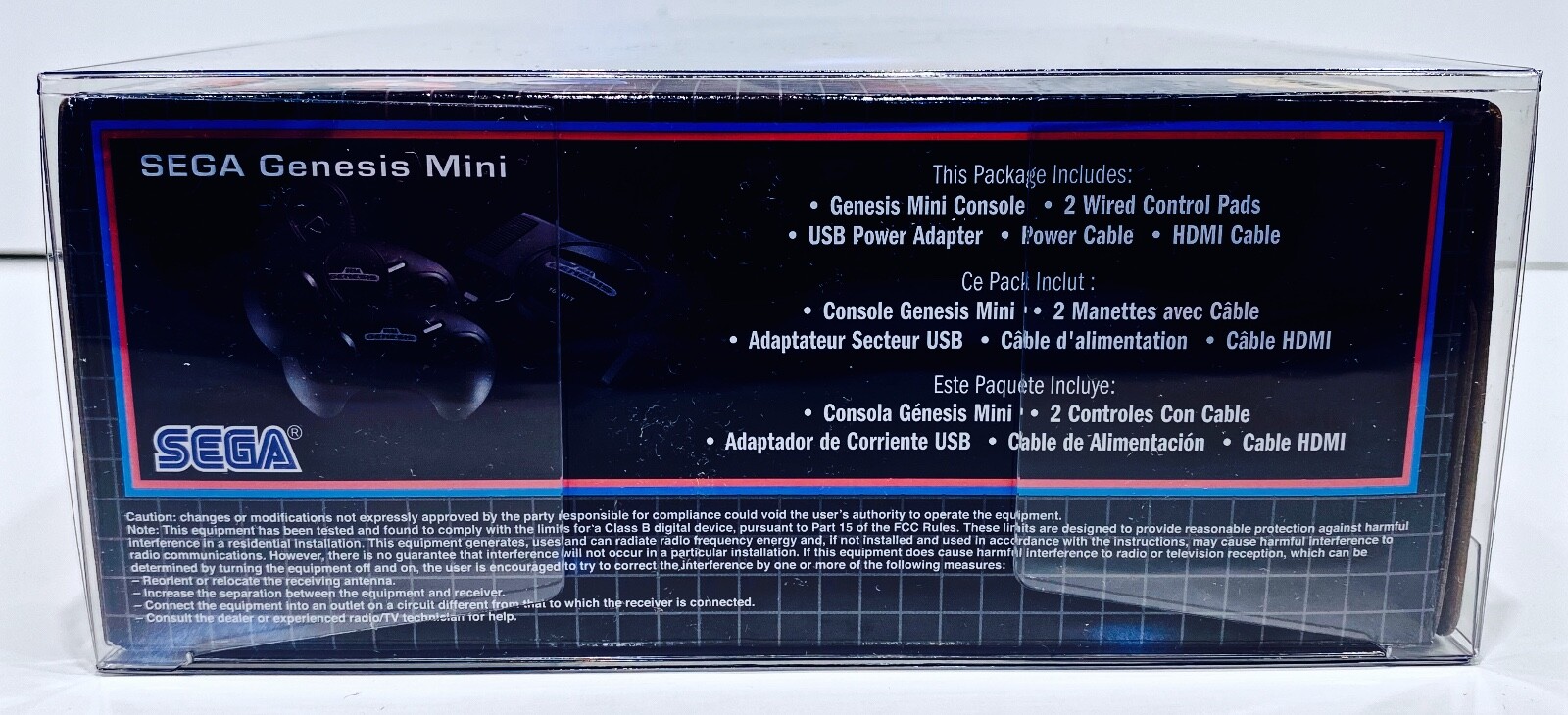 1 Box Protector for SEGA GENESIS MINI Console Clear Display Case Classic