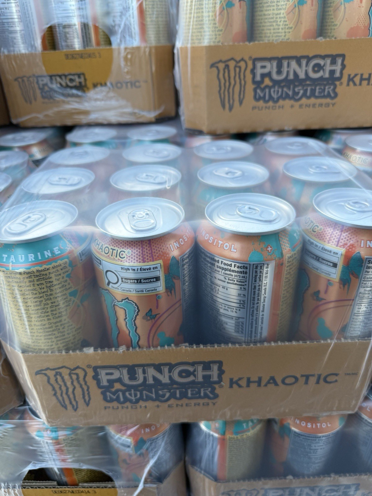 15 Pack Monster Energy Juice Monster Khaotic Energy Juice Energy 16oz Free Ship