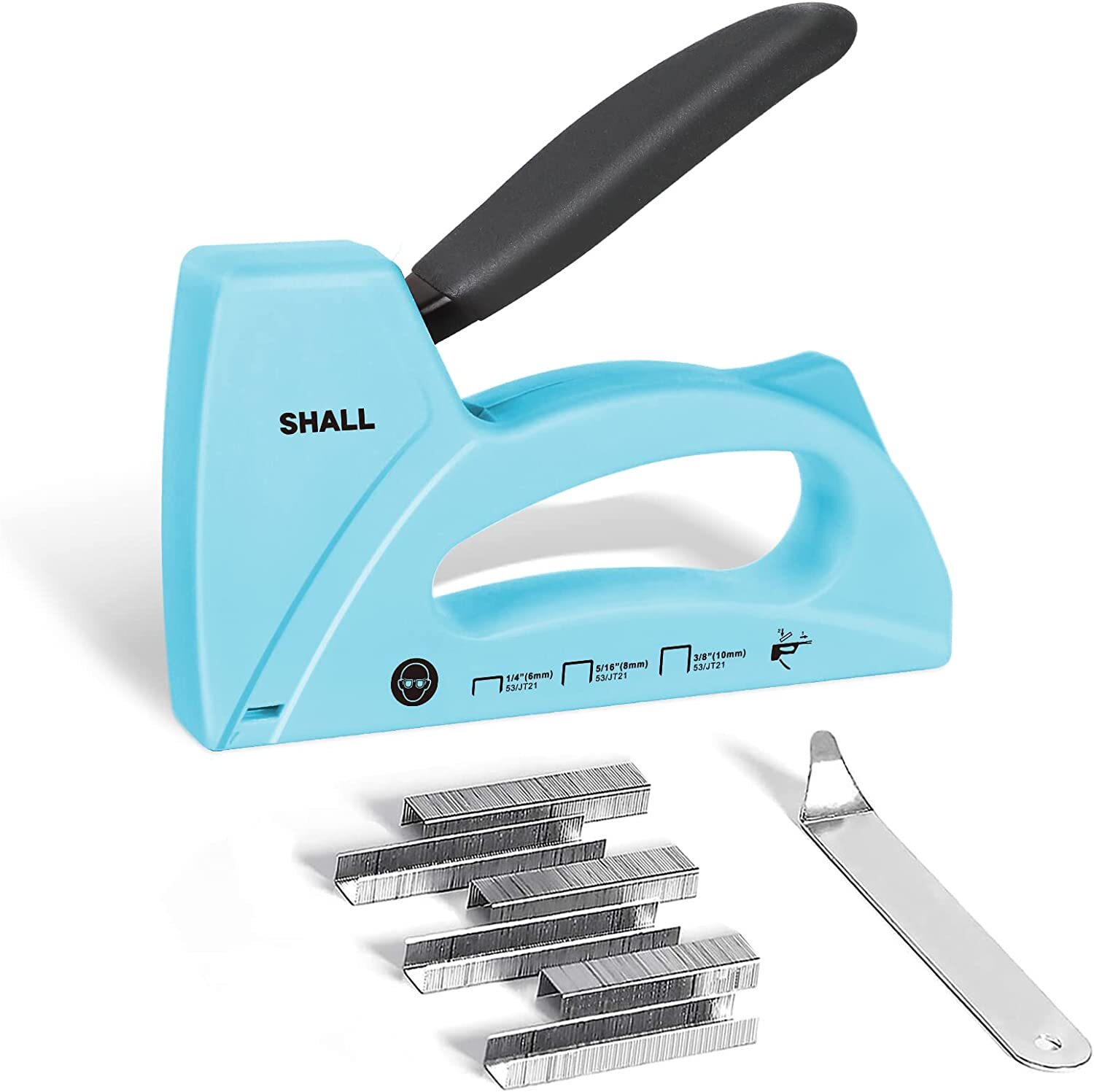 SHALL Light Duty Staple Gun -Upholstery Staple Gun with 1600pcs Staples