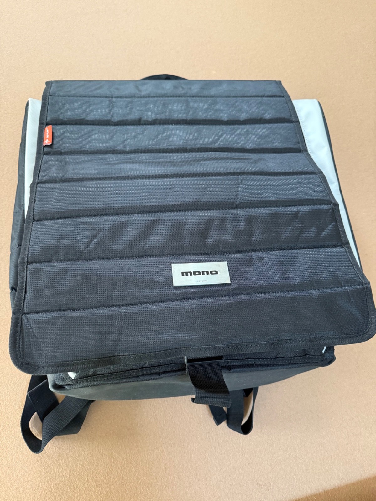 MONO 365 DJ Backpack Black Cushion Gig Bag for Laptop, Controller, Vinyl Records