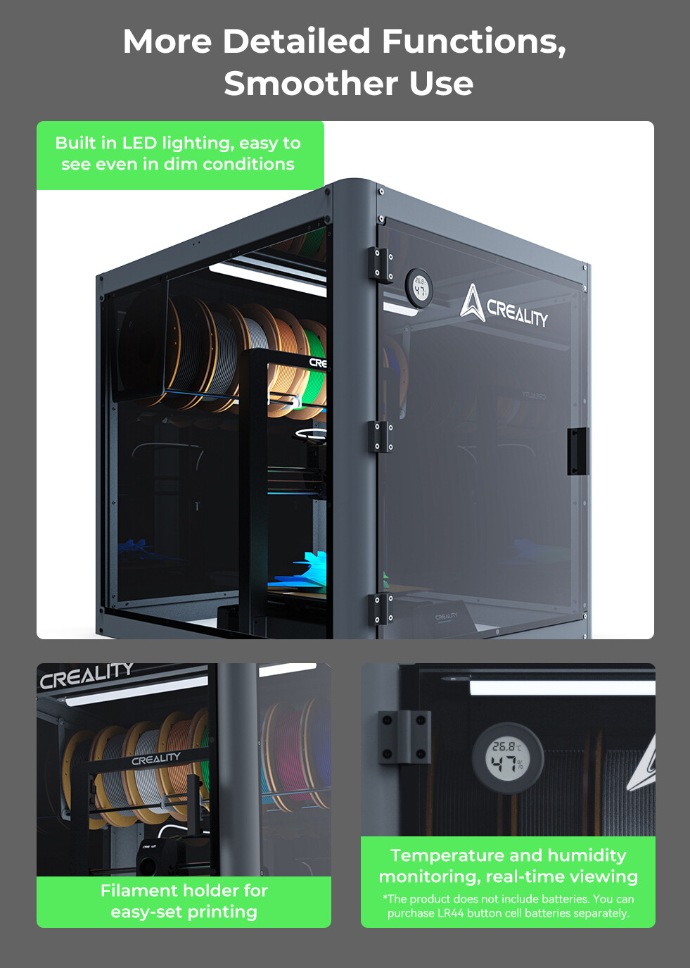 Creality Multifunctional Protective Cover for Creality Hi/Ender-3 V3 SE/V3 KE