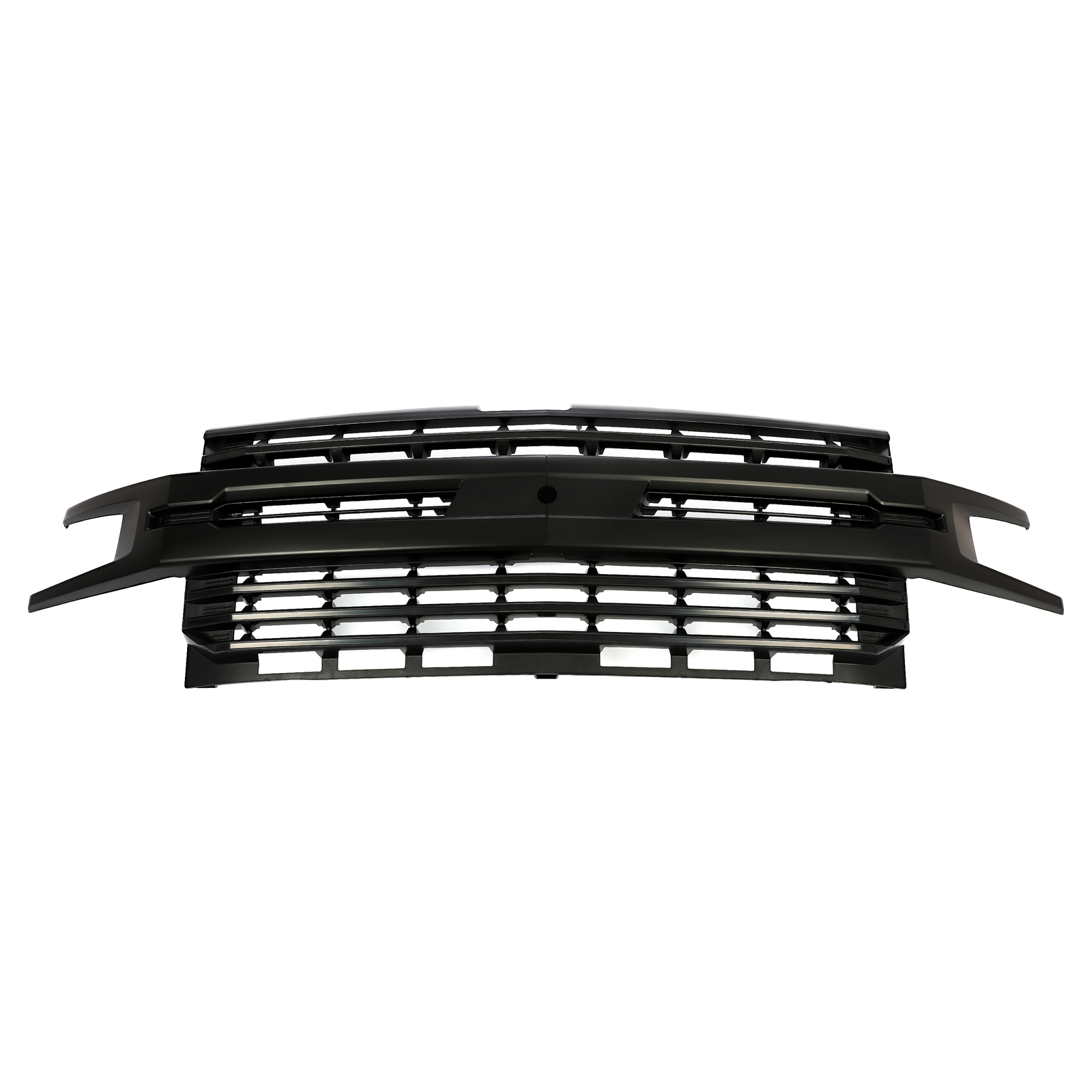 Matte Black Front Bumper Upper Grille For Chevy Silverado 1500 2019-2022 2021