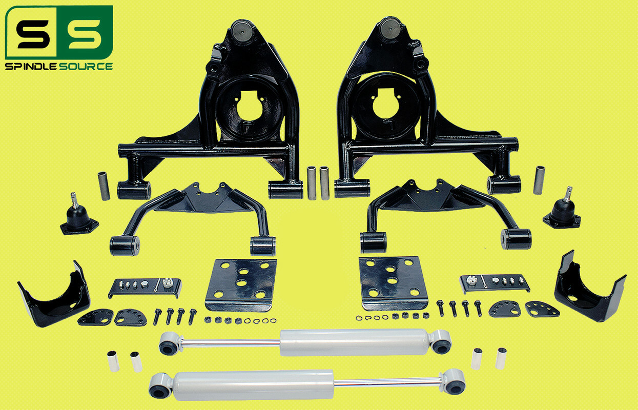 4"/6" Drop Control Arm Kit + Shocks Fits 99-06 Chevy Silverado/GMC Sierra 1500