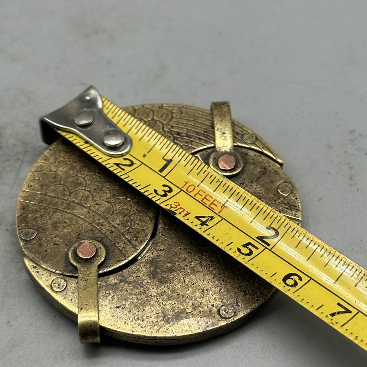 Yin Yang Bagua Brass Paper Cutter Express Unboxing Knife Retro Fish Design