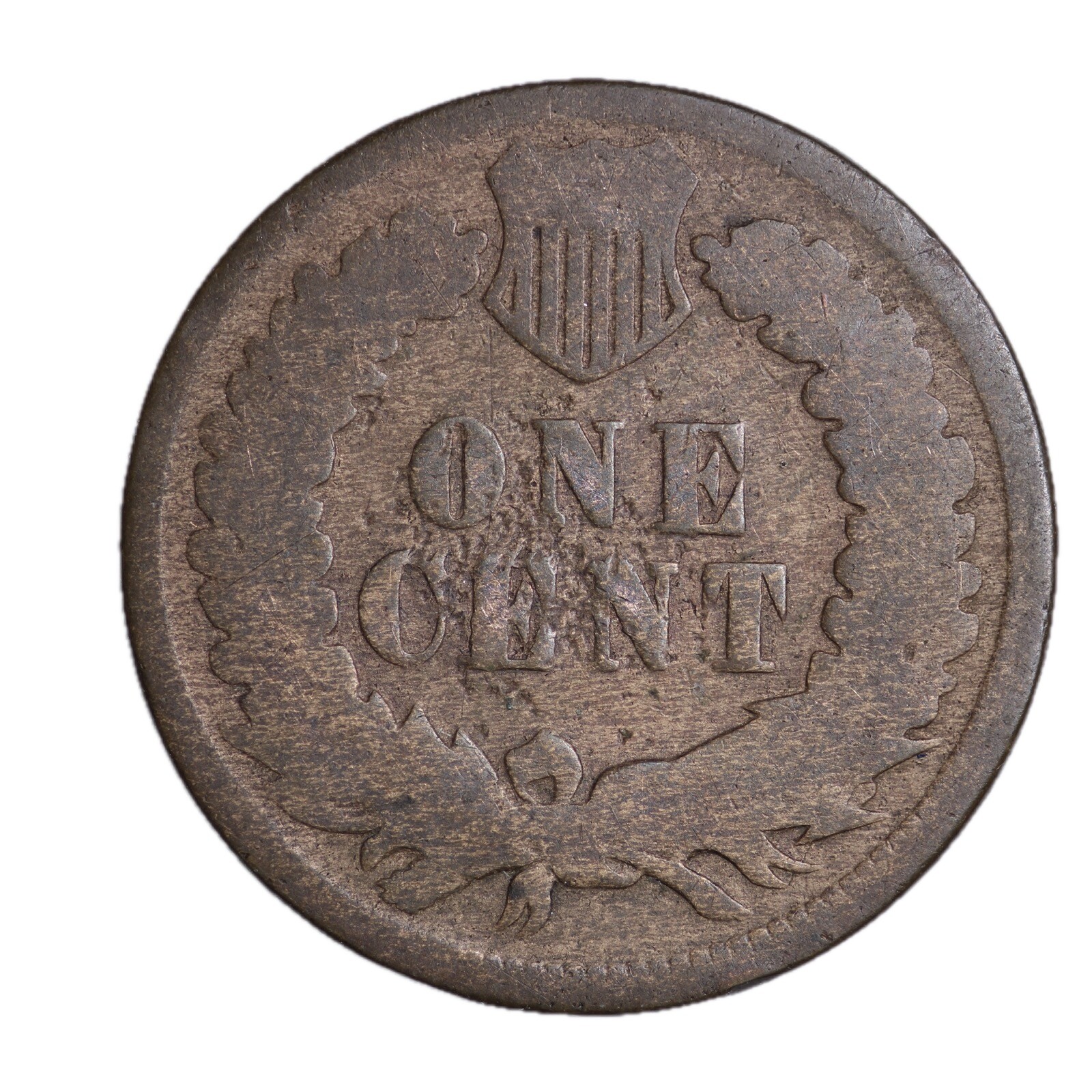 1874 FULL DATE Indian Head Cent Penny ABOUT GOOD