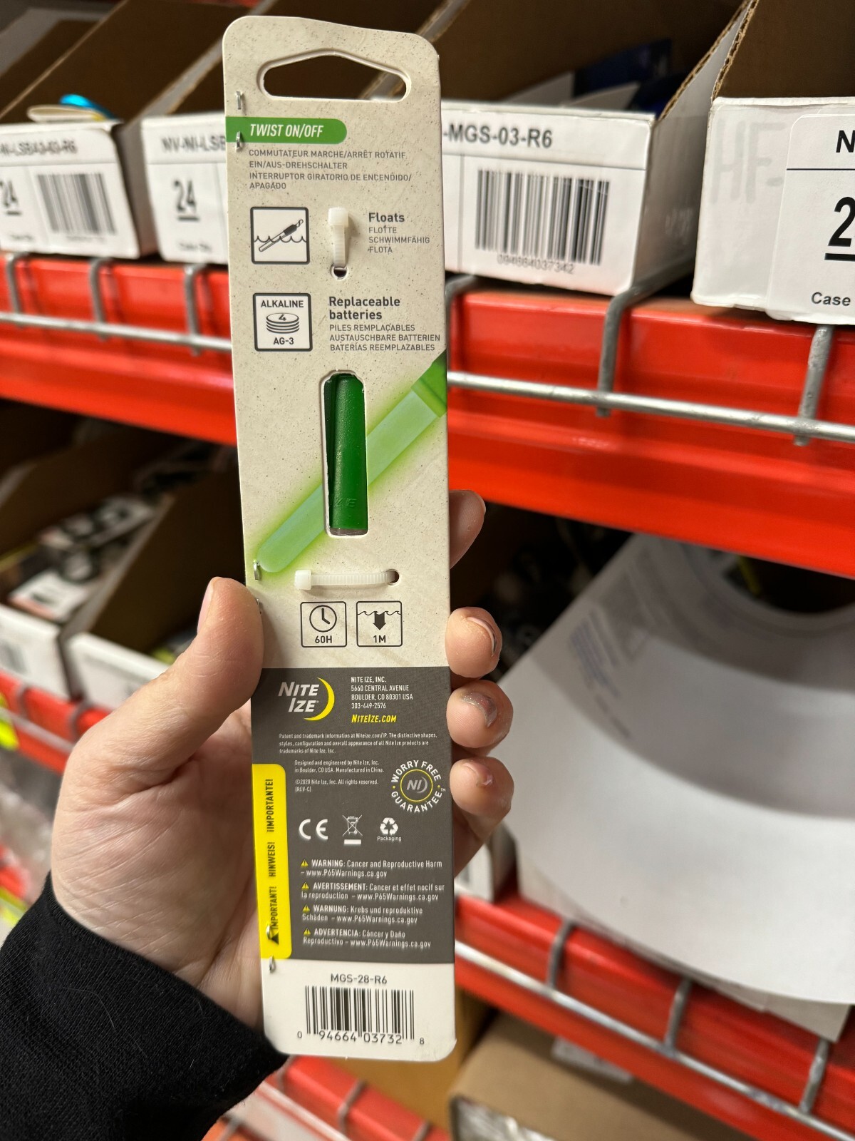 Nite Ize Radiant® LED Mini Glow Stick-Green