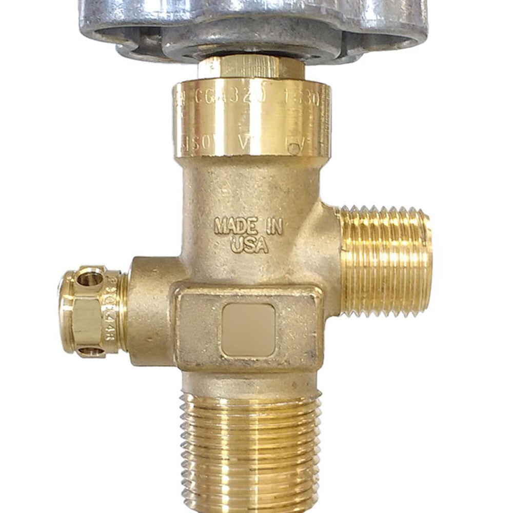 Reconditioned 4 lb. Steel CO2 Cylinder with CGA320 Valve for Homebrew Kegging