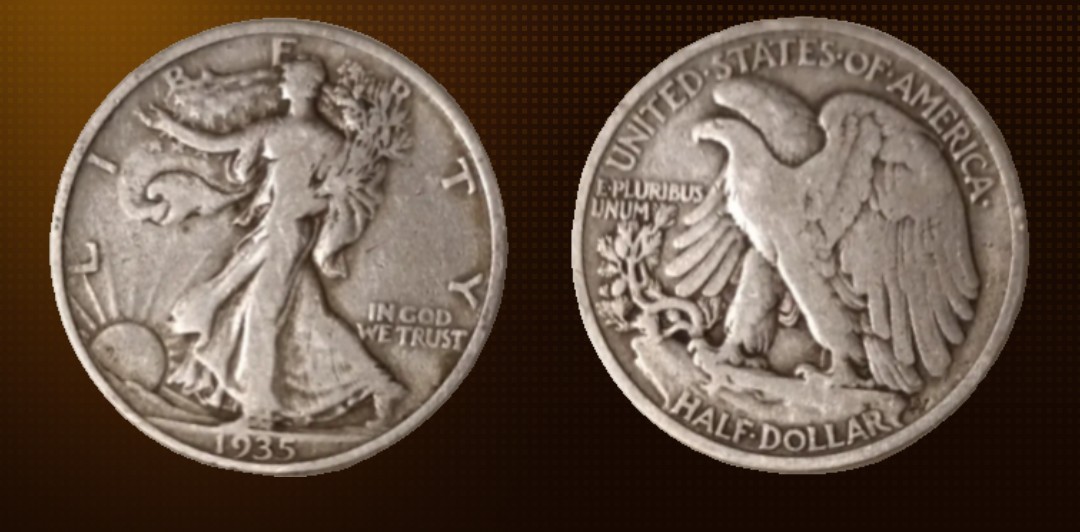 1935-P Walking Liberty Half Dollar 90% Silver