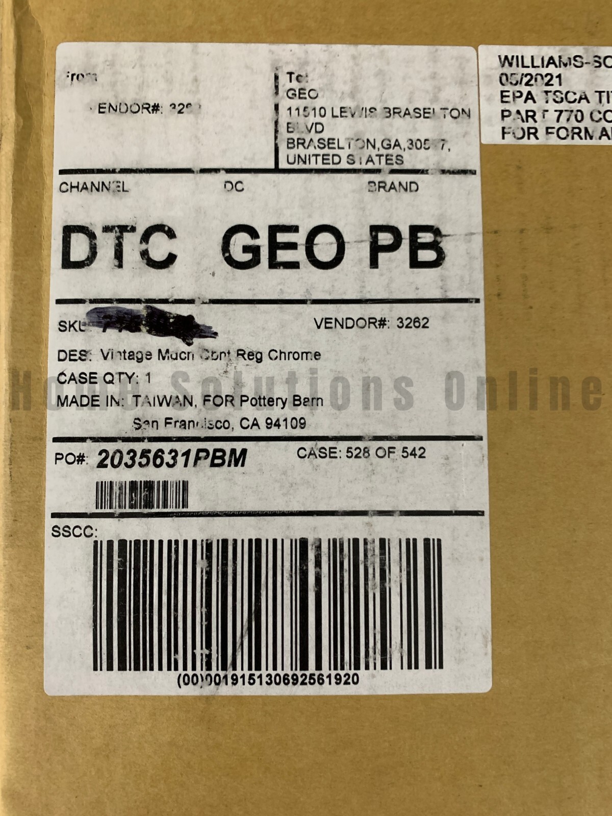 Pottery Barn Vintage Recessed Medicine Cabinet Chrome 17" x 27" #U200 READ