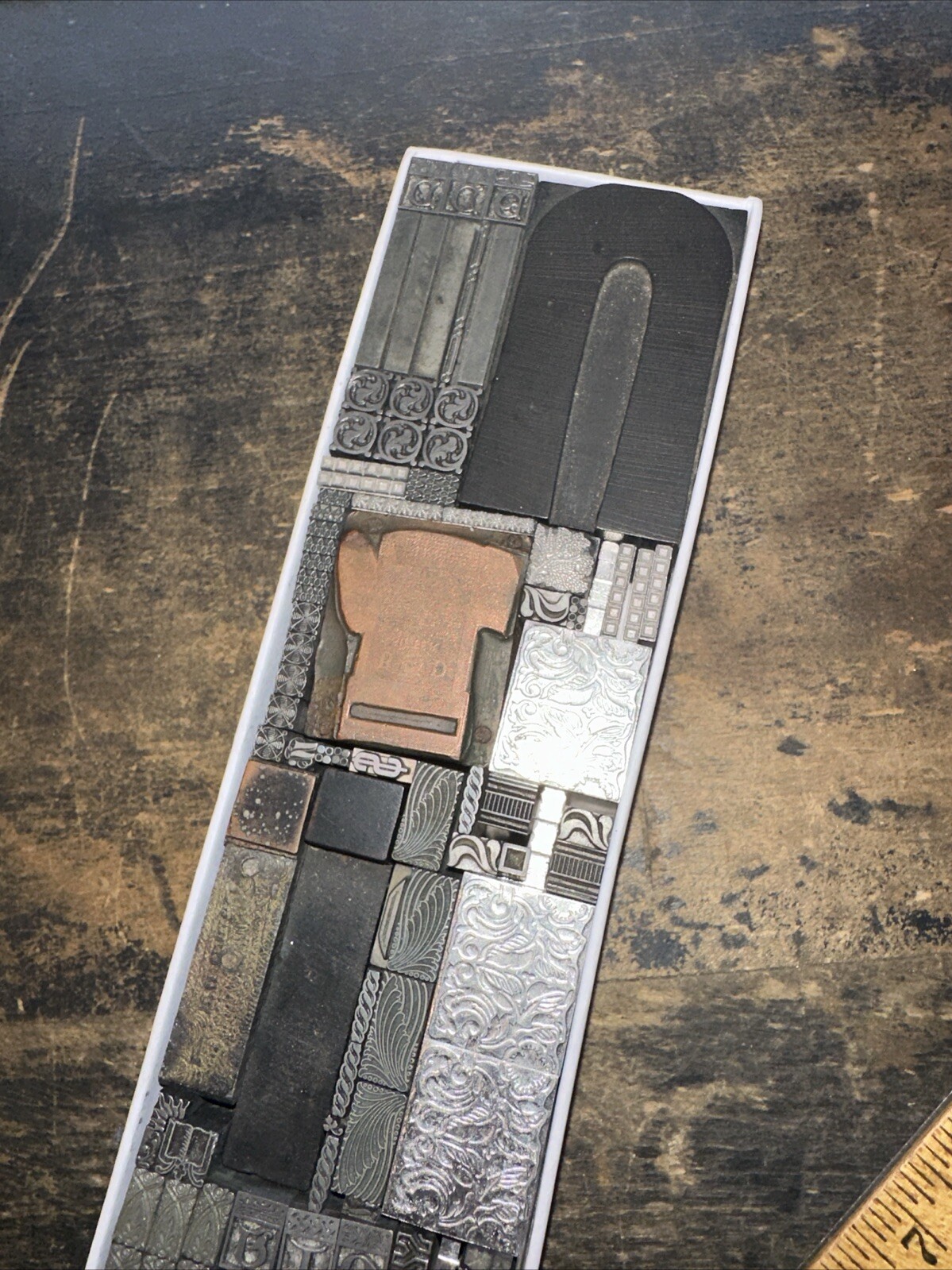 Printing Blocks “ Lead Ornamental Borders Dingbats” Nice Variety Beautiful! C7