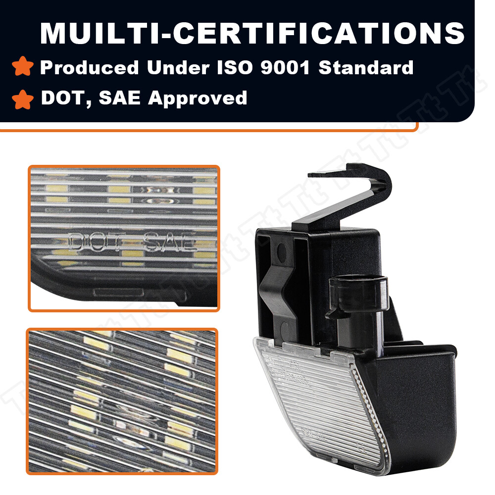 2PCS For Chevy Silverado GMC Sierra 1500/2500/3500 LED Under Hood Light Assembly