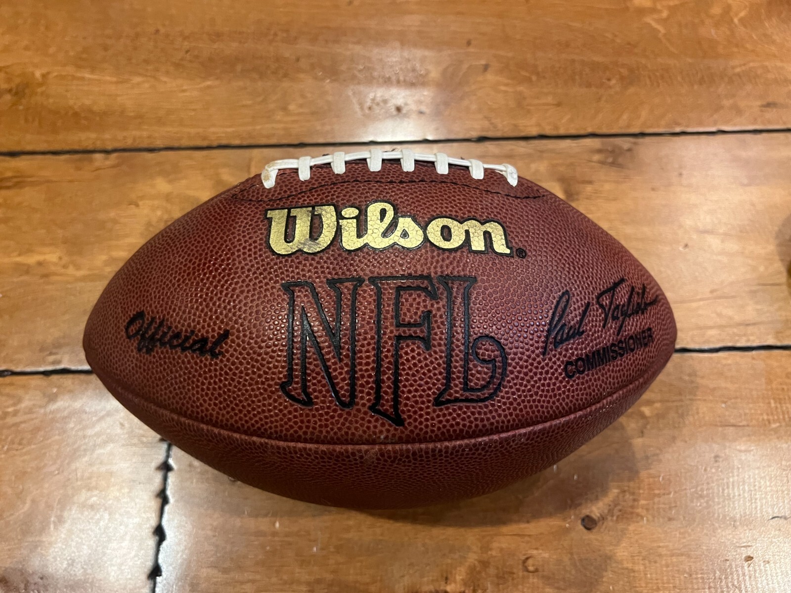 2000'S PHILADELPHIA EAGLES VS DALLAS COWBOYS GAME USED WILSON FOOTBALL