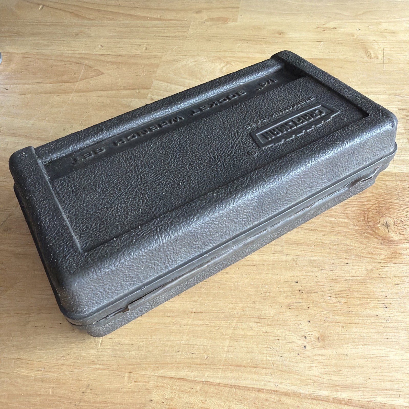 Craftsman Crown Logo Permanex CASE ONLY 1/4" Drive Socket Wrench Set USA READ!