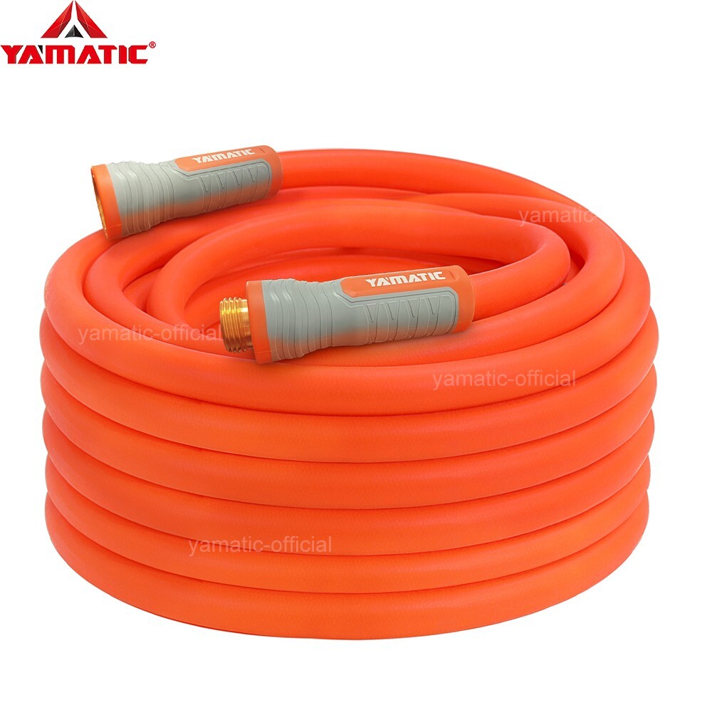 YAMATIC 5/8" Heavy Duty Garden Hose 600 PSI Flexible Water Hose Light Weight