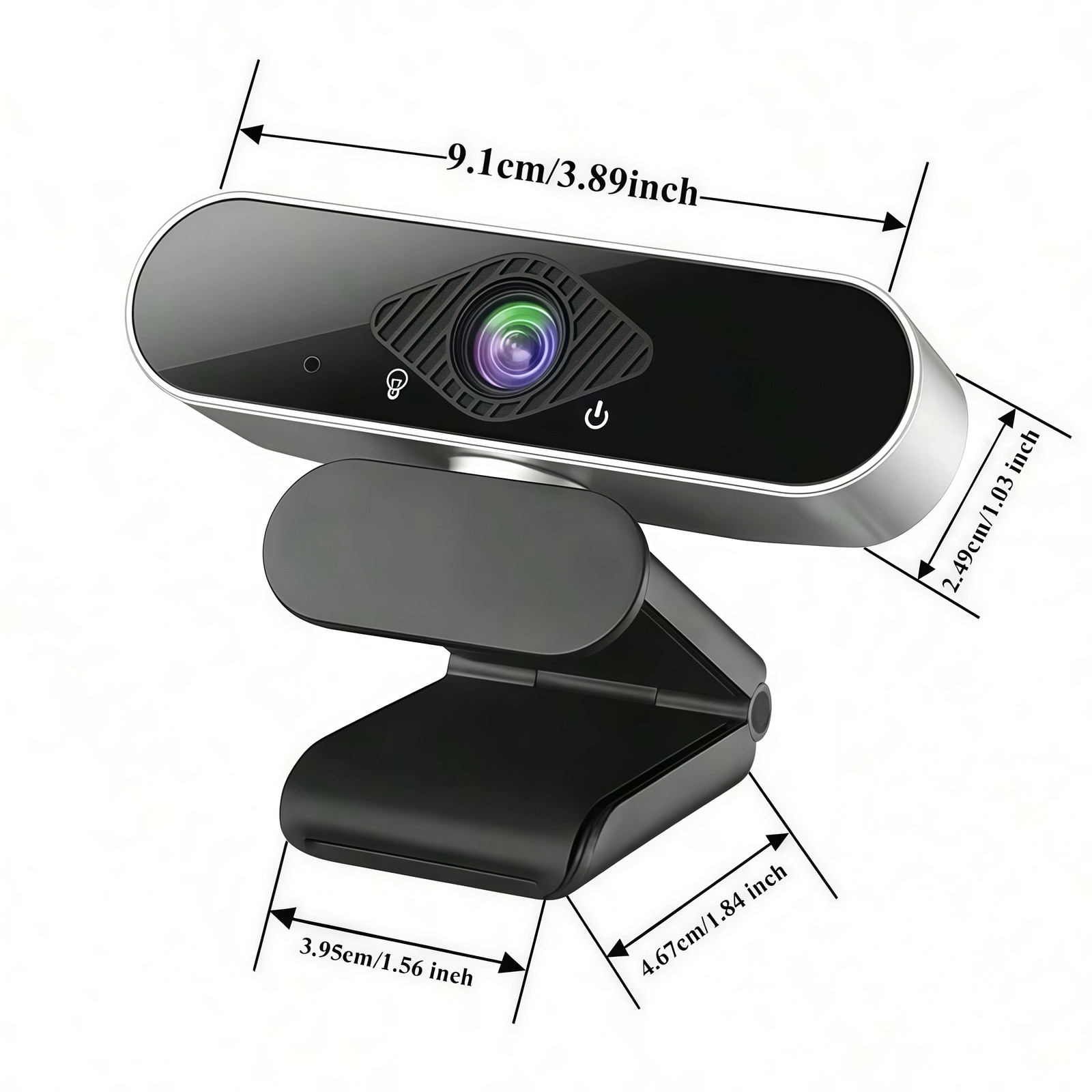 1080P Full HD USB Webcam for PC Desktop Laptop Web Camera with Microphone US