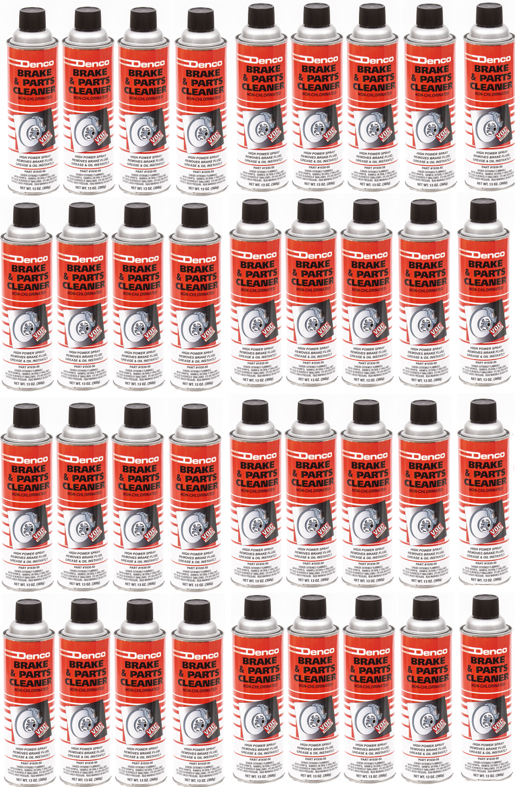Denco #1930-50 Brake & Parts Cleaner - 13OZ Cans Fifty State Compliant NonChlor