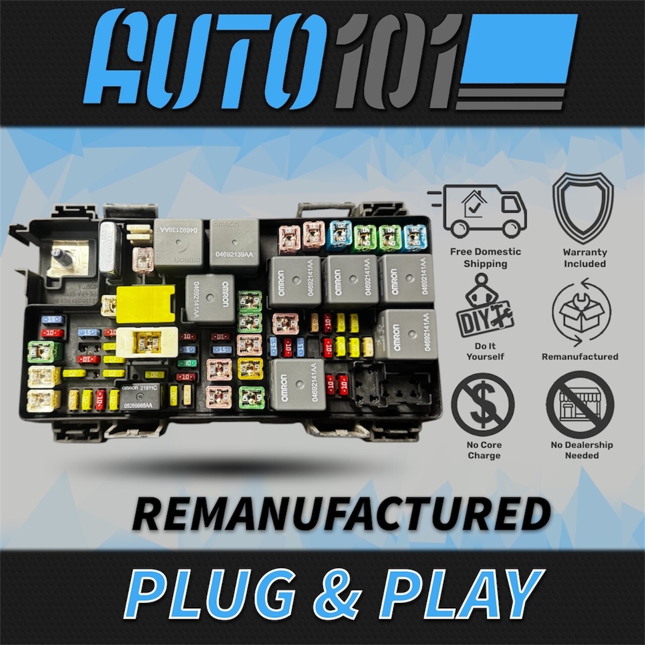 ✅ PROGRAMMED 2015-2020 Dodge Grand Caravan TIPM Fuse Box PLUG&PLAY 68239606