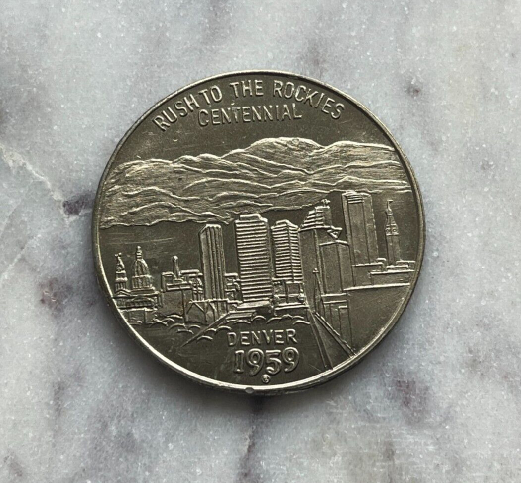 1959 Colorado Rush to the Rockies So Called Dollar HK-545 - Lacquer JS