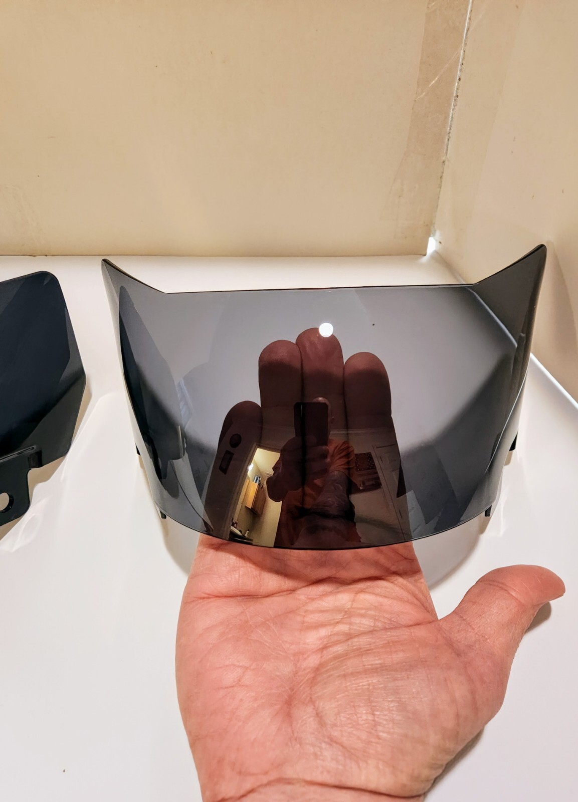 LIGHT SMOKE TINTED SPEED FLEX & F7 Full Size Football Helmet Oculus Visor +Clips