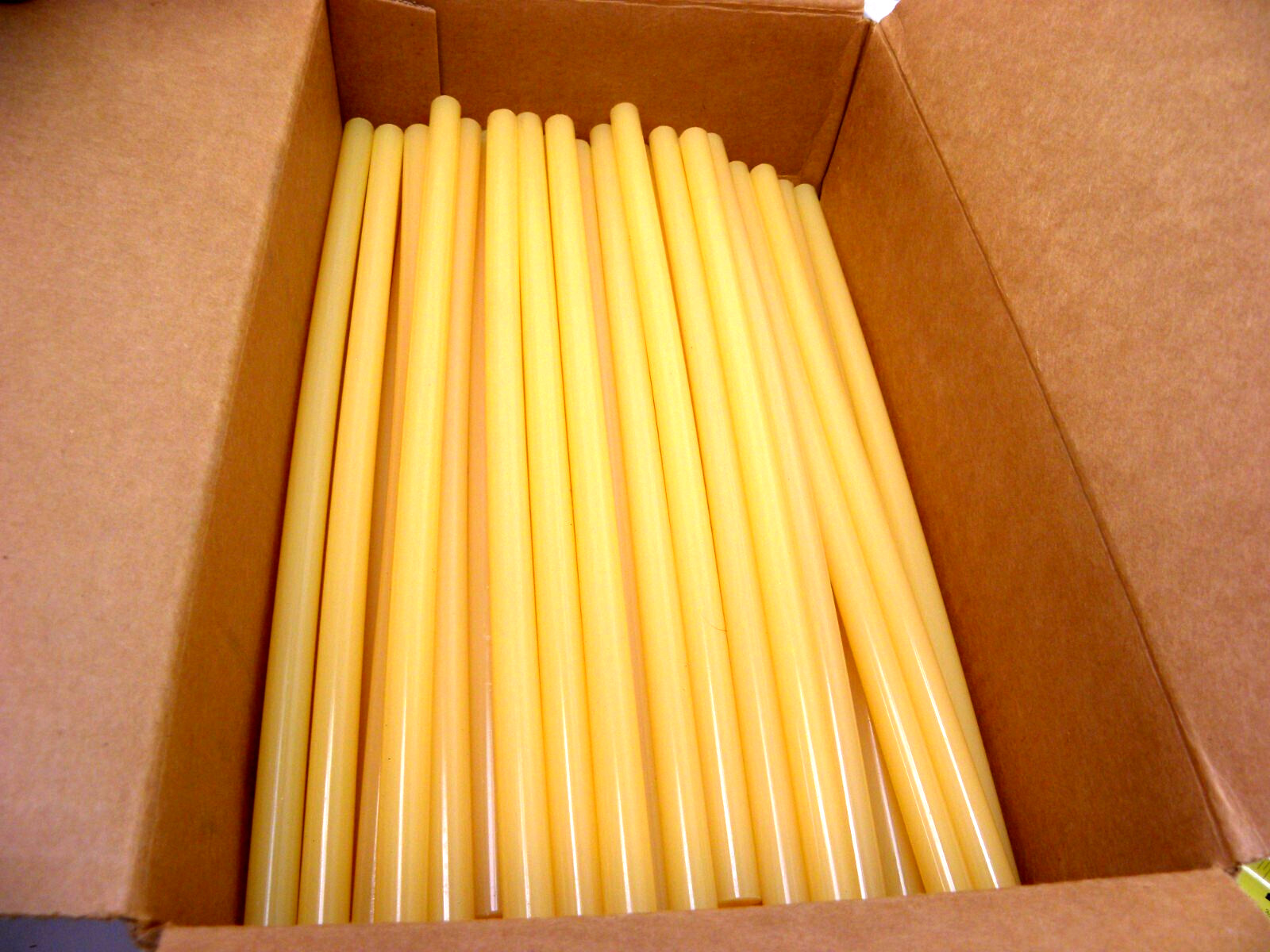 12 Pcs - 3M # 3762 AE Scotch Weld Hot Melt Glue Sticks TAN (.45") 1/2" x 12"