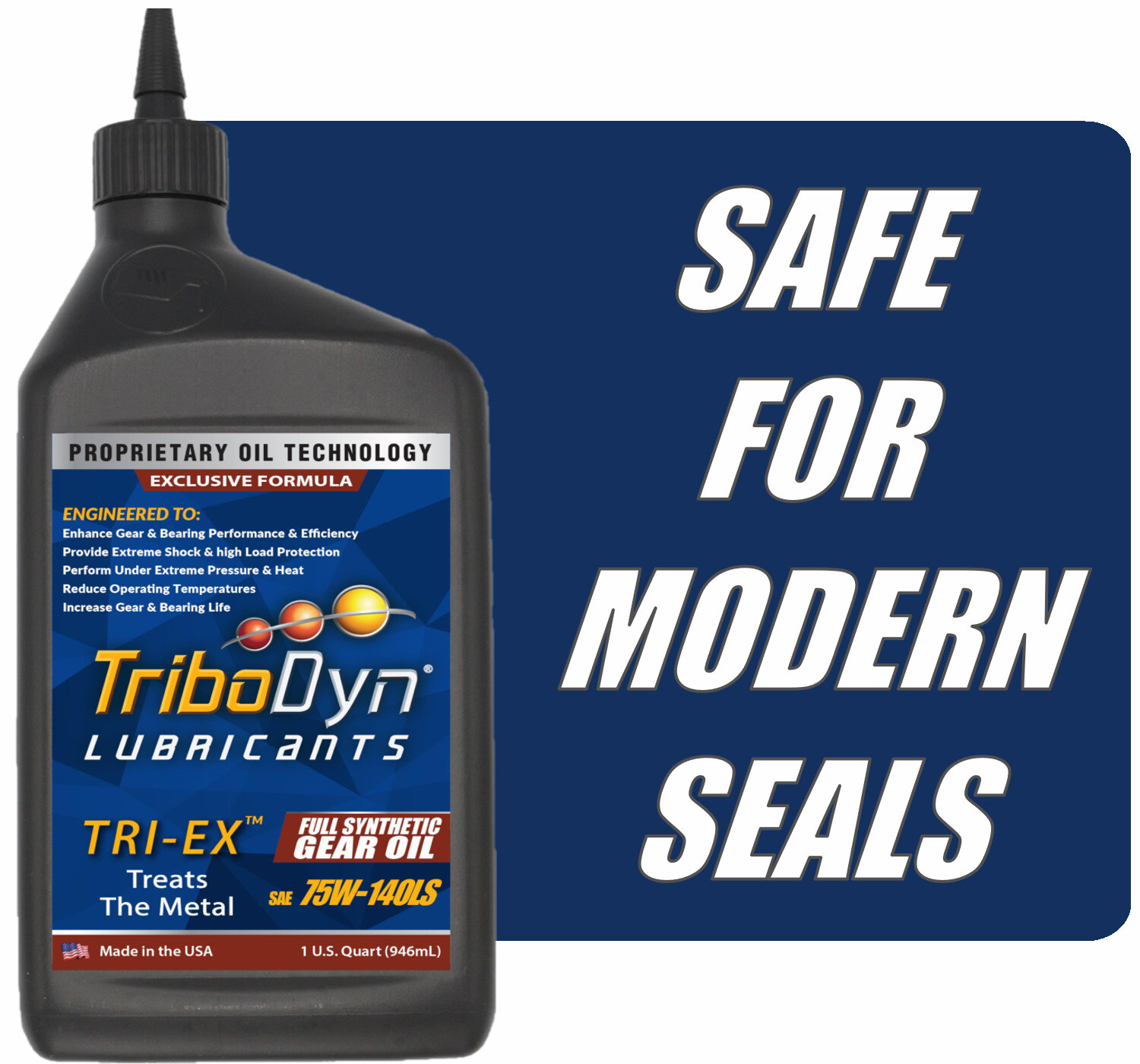 TriboDyn Synthetic 75W140 Gear Oil with Limited Slip Differential Additive