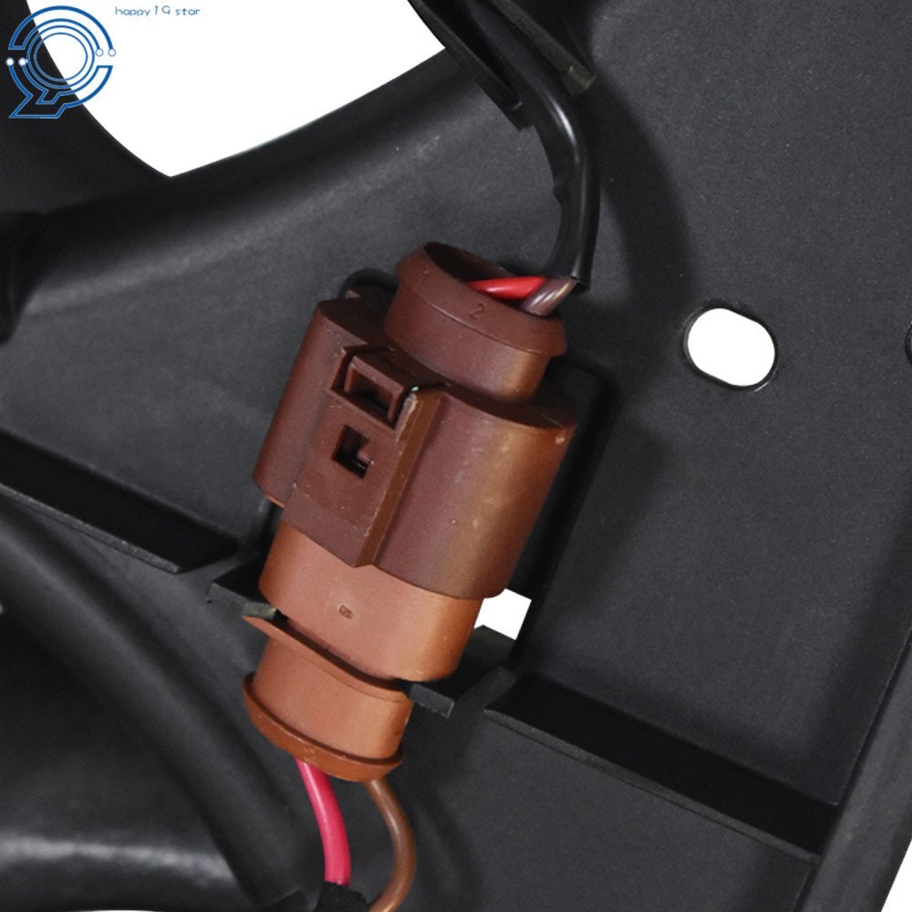 Radiator Cooling Fan Assembly for Volkswagen Golf Jetta Rabbit Beetle 2.0L 2.5L