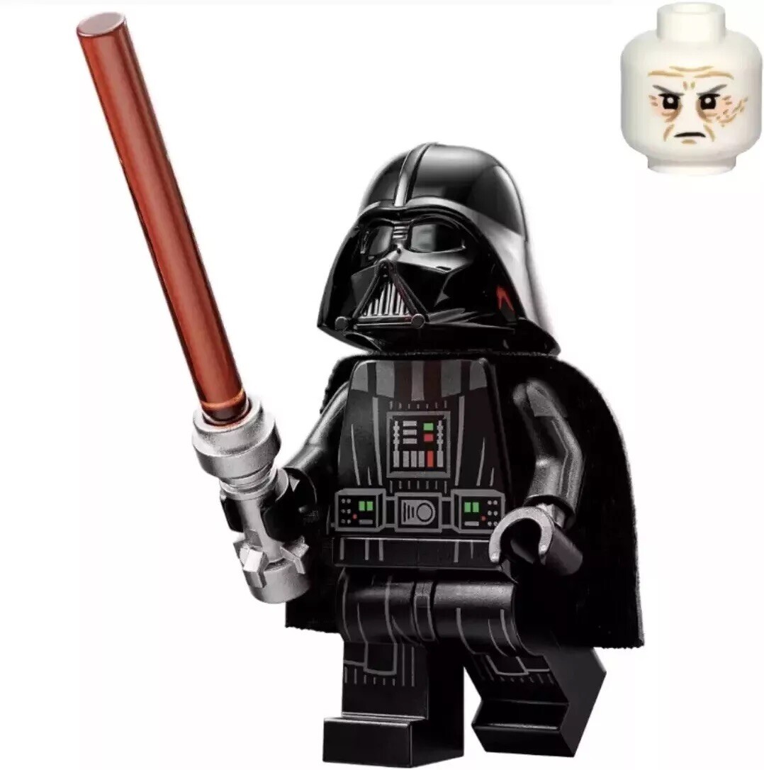 LEGO Star Wars Darth Vader Minifigure Printed Arms Frown sw1249 75352 75387 NEW