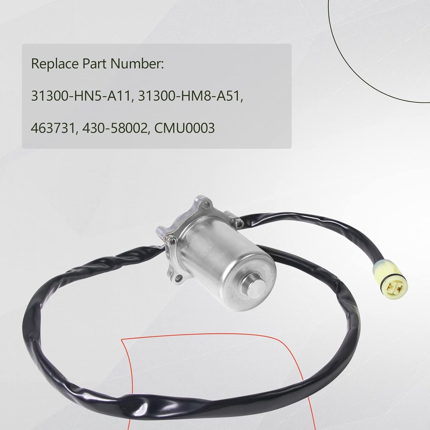 Power Shift Control Motor 12V for 00-06 Honda 350 ES Rancher TRX350TE TRX350FE