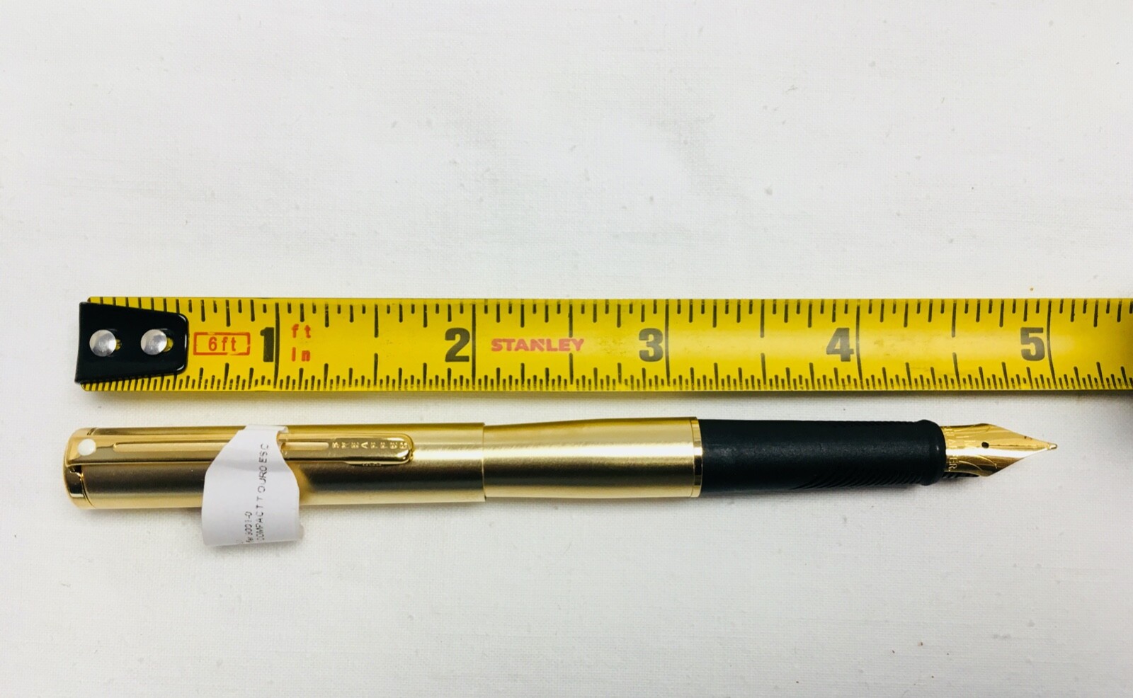 Sheaffer Agio COMPACT Brushed 22K Gold Plate "M Nib" Fountain Pen