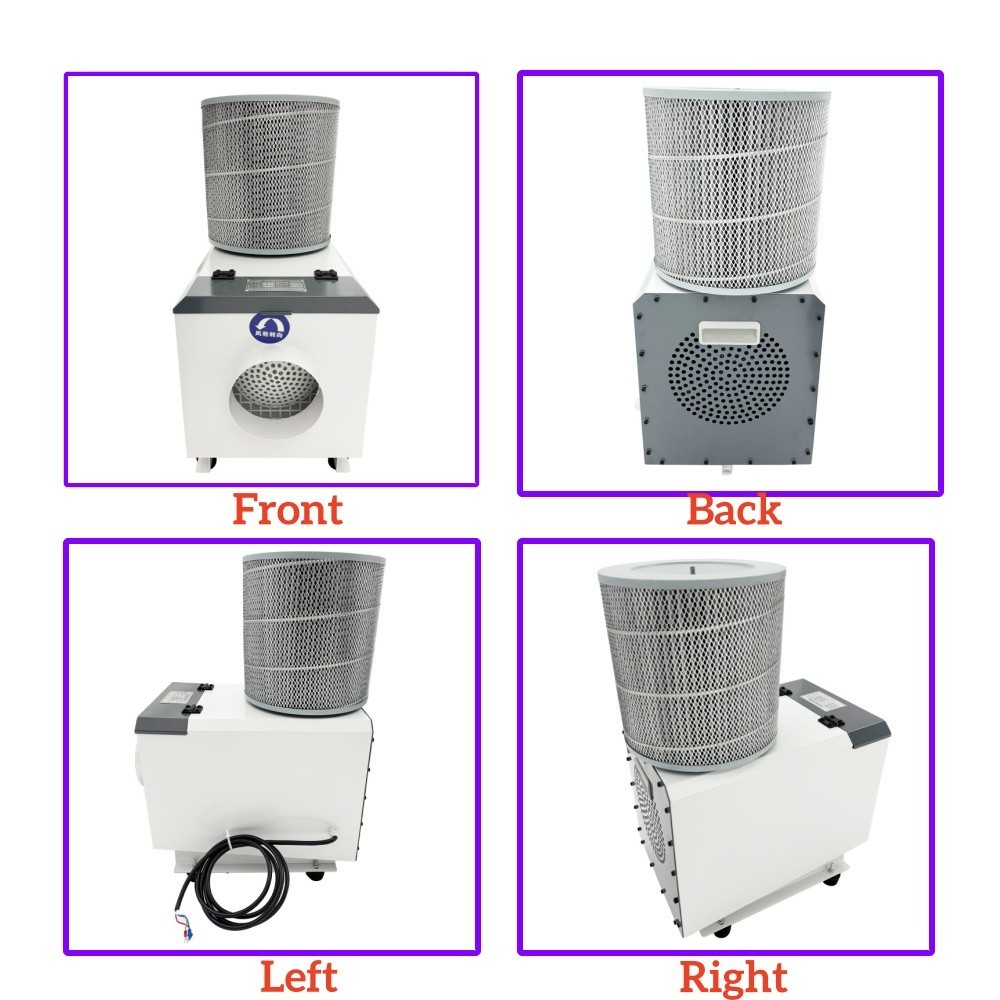 CNC Machining Center Oil Mist Collector220V1Ph Industrial Oil Mist Fume Purifier