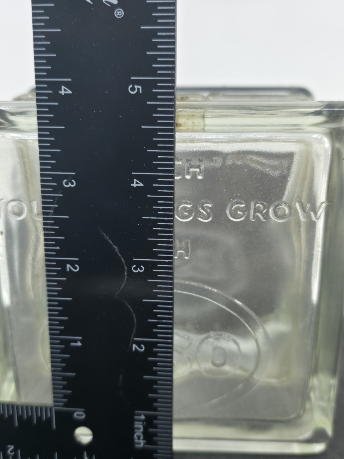 ​Vintage Esso Glass Block Bank Watch Your Savings Grow Standard Oil Advertising