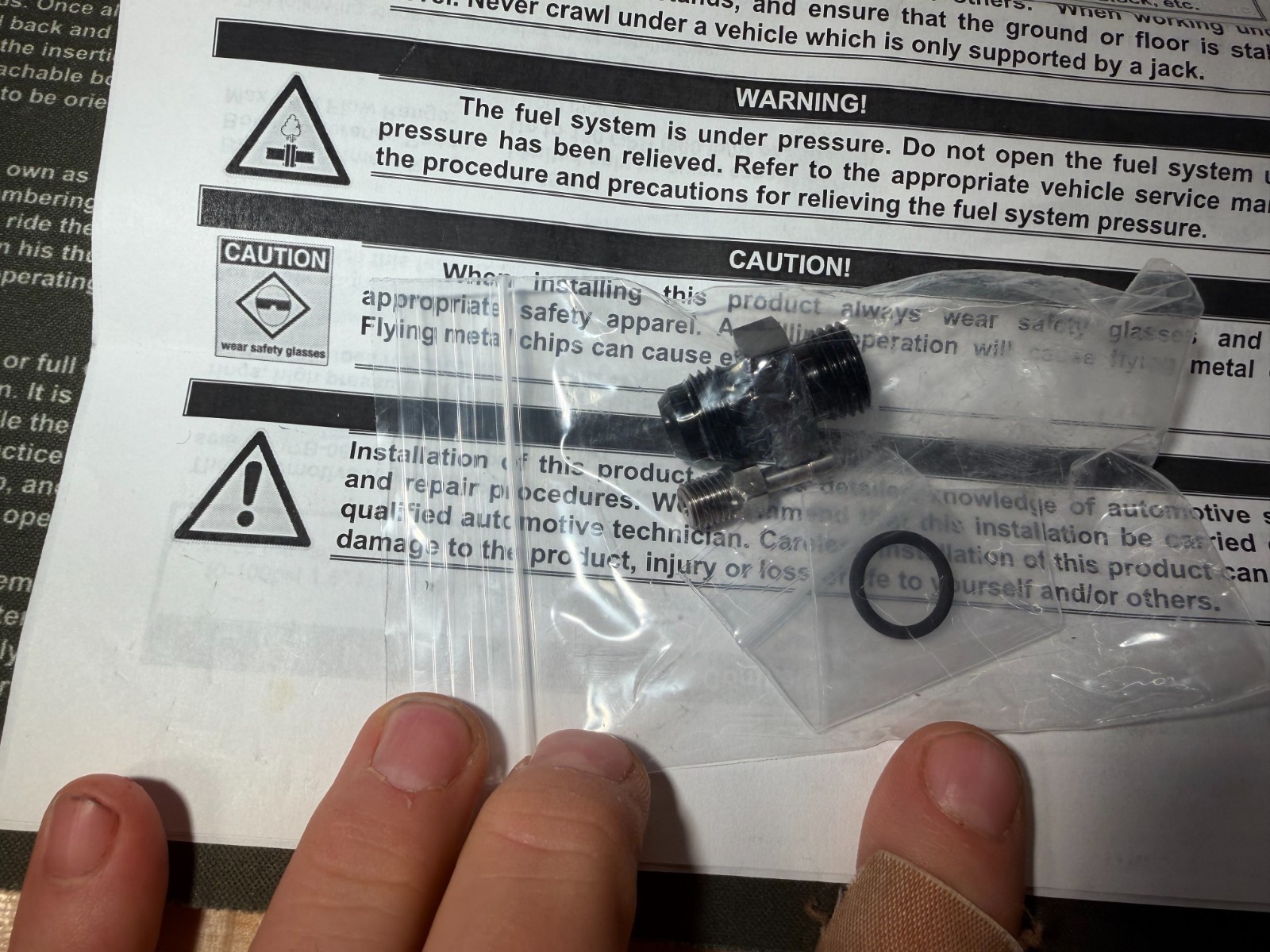 OPEN BOX Aeromotive 13147 10 Micron Fuel Filter / 40-75 PSI Regulator Combo