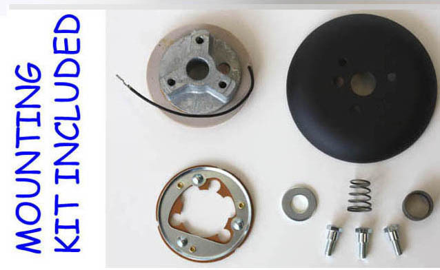 Classic Grant Black Steering Wheel 13 1/2" For 76-95 Jeep CJ5 CJ7 YJ Cherokee