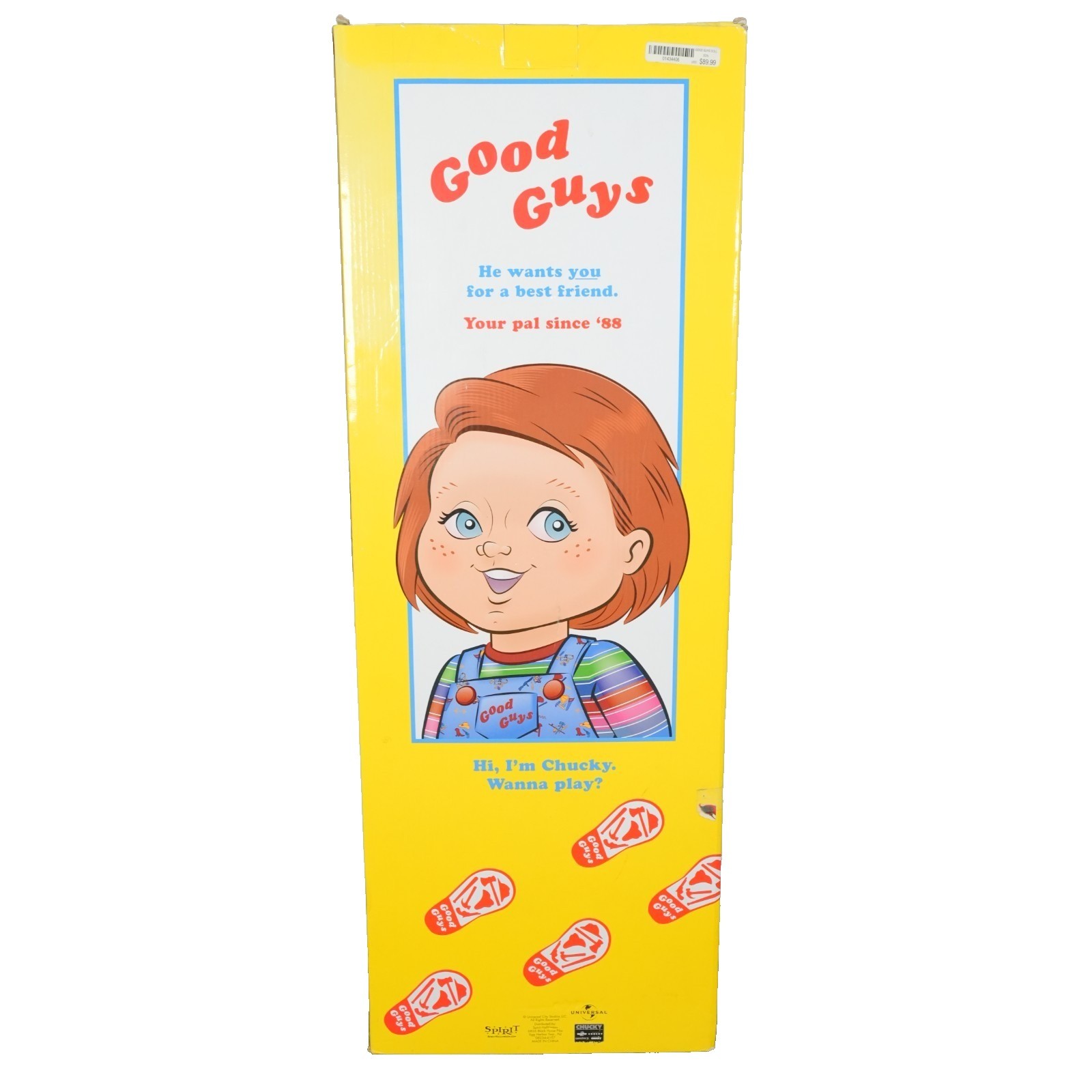 Spirit Halloween Official 30" Life Size GOOD GUYS CHUCKY DOLL Childs Play 1