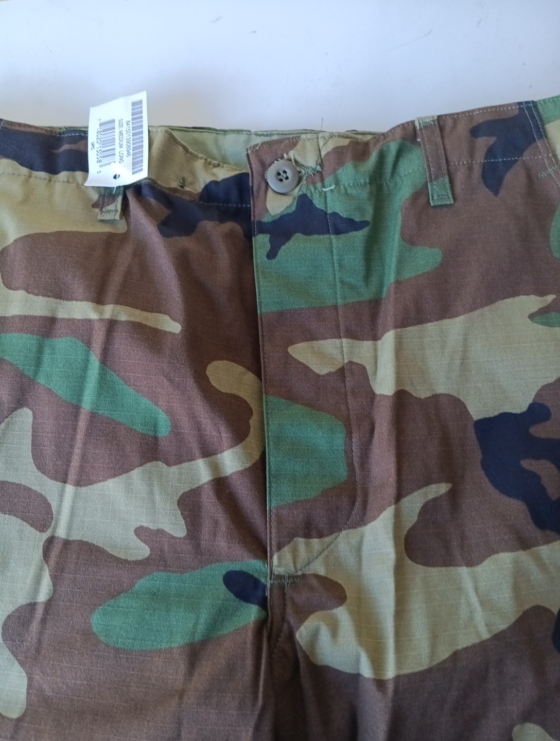 NWT US Army Combat Tousers Hot Weather Coat Uniform Med L Pants Woodland Camo