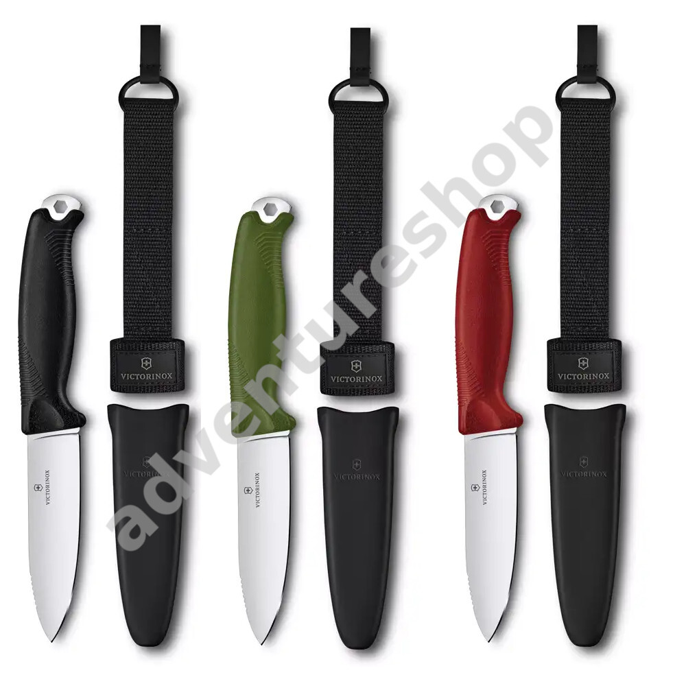Victorinox Venture Fixed Blade Outdoor Knife with Sheath and Belt Carry Loop
