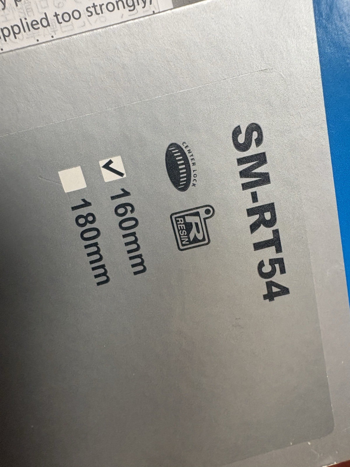 SM-RT54 Disc Rotor Shimano Road Gravel Bike Disc Brake Rotor Center Lock Mount