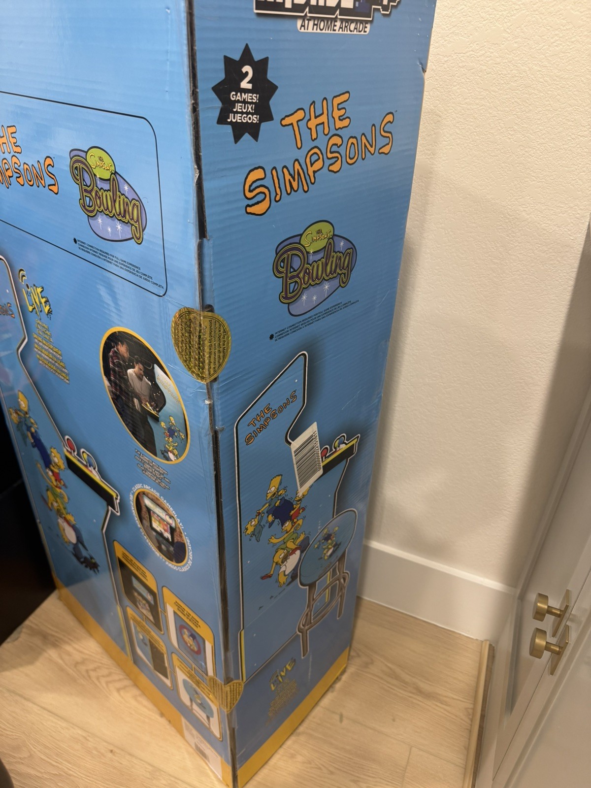 Arcade1Up The Simpsons Arcade Machine - Blue Brand New